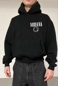 تصویر هودی نخی nirvana نیروانا - s nirvana sweatshirt