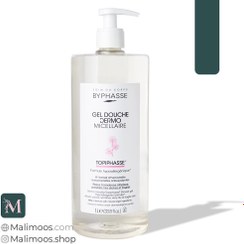 تصویر شامپو بدن TOPIPHASSE بایفاس مناسب پوست های حساس و خشک BYPHASSE® Gel Douche Dermo Micellaire Topiphasse, 1L