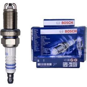 تصویر شمع خودرو بوش مدل FLR8LDCU دو پلاتین مناسب پژو ۴۰۵ و سیتروئن زانتیا و کیا ریو و رنو ساندرو و دنا و تیبا و پراید و کوییک (بسته ۴ عددی) 