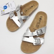 تصویر صندل طبی زنانه نقره ای براق اسمارا کد sh323 