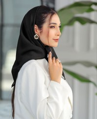 تصویر مینی اسکارف مشکی کریستال 