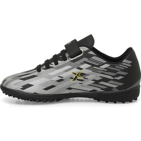 تصویر کفش فوتبال چمن مصنوعی پسرانه Rado Tf 4fx خاکستری برند kinetix Rado Tf 4fx Gray Boys' Astroturf Field Shoes