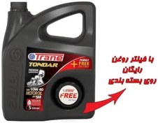 تصویر روغن موتور 5 لیتری SM 10W40تندر 90 فیلتردار 