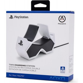 تصویر پایه شارژر دسته پلی استیشن 5 برند PowerA PowerA PlayStation 5 Controller Charging Station