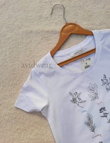 تصویر تیشرت سفید گلدوزی T_shirt