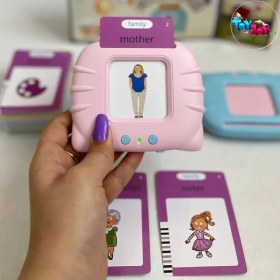 تصویر کیت فلش کارت آموزش زبان انگلیسی کودک – نسخه فارسی‌سازی‌شده تی تی کت - آبی Kids English Learning Flash Card Kit – Persian Adapted Version TTCat