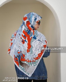 تصویر روسری سیا اسکارف وارداتی R6619 