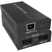 تصویر افزایش USB2.0 روی شبکه تا 100 متر فرانت Faranet USB2.0 Over CAT Extender 100 meters