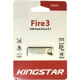 تصویر فلش مموری کینگ استار مدل KS322 ظرفیت 64گیگ Flash Memory KS322 KingStar 64 GB