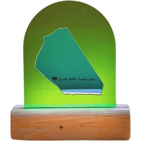 تصویر تندیس نقشه نجف آینه‌ای 