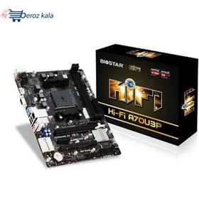 تصویر مادربرد بایوستار مدل Hi-Fi A70U3P BIOSTAR Hi-Fi A70U3P Motherboard