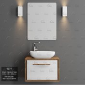 تصویر ست کابینت روشویی لاکچری TWISS مدل A-9077 