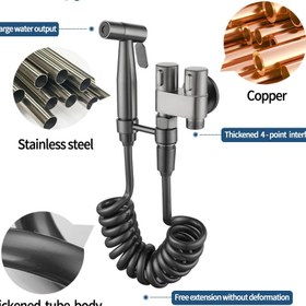 تصویر شیر شاتاف دیکالان رنگ دودی دو خروجی 