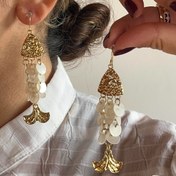 تصویر گوشواره ماهی پولکی 