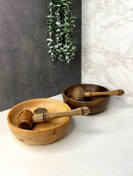 تصویر گردو‌شکن کاسه‌ای چوبی ۱۰۰ 