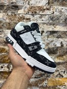 تصویر کفش کتونی لویی ویتون ترینر مردانه مشکی 