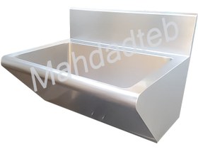 تصویر سینک اسکراب مدل دو جداره استیل کد MHT12 - یکنفره طول80 Scrub sink