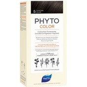 تصویر رنگ مو قهوه ای روشن فیتو شماره 5 ا Phyto color 5 Light Brown Phyto color 5 Light Brown