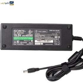 تصویر شارژر لپ تاپ سونی 19.5 ولت 6.15 آمپر مدل VGP-AC19V46 Sony VGP-AC19V46 19.5V 6.15A Laptop Charger