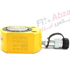 تصویر جک هیدرولیک کتابی 50 تن انرپک مدل RSM-500 Enerpac RSM-500 Flat Jac Single-Acting Low-Height Hydraulic Cylinder with 50-Ton Capacity