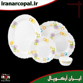 تصویر سرویس غذاخوری 25 پارچه آرکوپال (۶ نفره) توماس iropal 25 Pcs