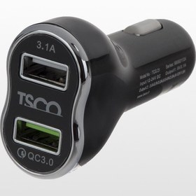 تصویر شارژر فندکی برند TSCO مدل TCG 21 ا TSCO USB Car Charger TCG 21 TSCO USB Car Charger TCG 21