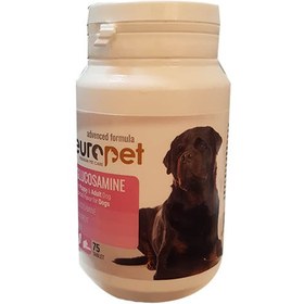 تصویر قرص گلوکزامین سگ یوروپت 75 عددی - اورجینال Europet Glucosamine 75 tablet