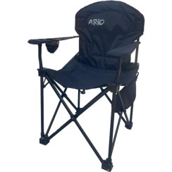 تصویر صندلی تاشو آریو مدل 5324 مناسب کمپینگ و طبیعت‌گردی با جای لیوان 