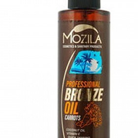 تصویر روغن برنزه کننده هویج 200میل موزیلا Mozila Carrots Professional Bronze Oil 200ml