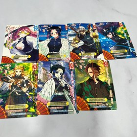 تصویر پک شانسی انیمه شیطان کش با کارت هولوگرامی 