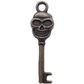 تصویر آویز دستبند و گردنبند کلید اسکلت بسته 10 عددی(خرجکار) 