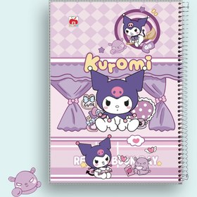 تصویر دفتر مشق ۶۰ برگ سیمی طرح کرومی 