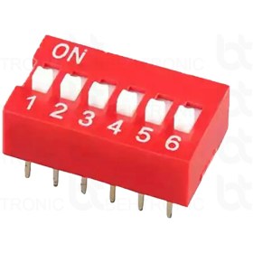 تصویر دیپ سوئیچ شش تایی DIP DIP SWITCH