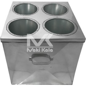 تصویر قیف سربری گالوانیزه 4 عددی 