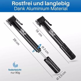 تصویر پمپ باد دوچرخه hilo 