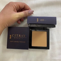 تصویر پنکک جدید سیترای شماره205 CITRAY SOFT COMPACT POWDERحجم 11گرم 