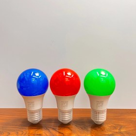 تصویر لامپ 9وات رنگی دیاذر - سبز 