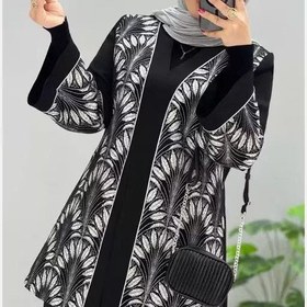 تصویر مانتو مجلسی حمیرا جنس نخ پنبه 