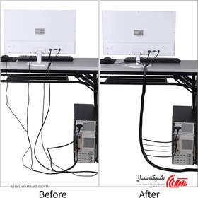 تصویر نظم دهنده کابل سیم زیپ طول ۱.۵ متر 