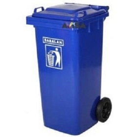 تصویر سطل زباله ۱۲۰ لیتری چرخ دار 