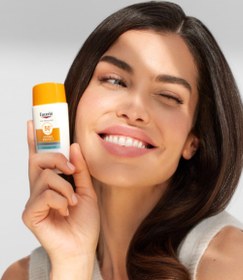 تصویر ضد آفتاب فلوئیدی پوست چرب و حساس اوسرین +SPF50 