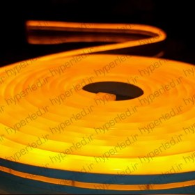 تصویر ریسه نئون فلکسی زرد 