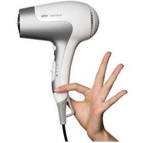 تصویر سشوار براون مدل 585 hd اورجینال Brown hair dryer model 585 hd original