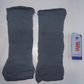 تصویر جوراب پارازین 1/20 کف دار زنانه طوسی روشن سماء - طوسی روشن Parazin 1/20 foamed women's light gray socks