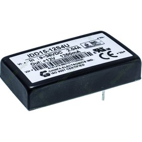 تصویر مبدل ولتاژ چینفا 1.25 آمپر CHINFA IDD15-12S4U DC/DC IN:9-36V OUT:+12V 