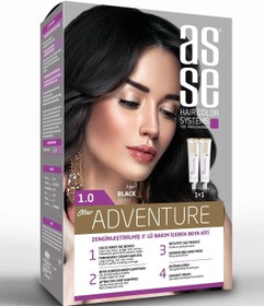 تصویر رنگ مو بدون آمونیاک آسه ASSE مدل ADVENTURE شماره ۶.۶۶ رنگ شراب قرمز حجم ۵۰ میل 