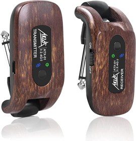 تصویر وایرلس فرستنده و گیرنده گیتار برند : AKLOT مدل : ATX-01 Wireless Guitar System Transmitter Receiver Set