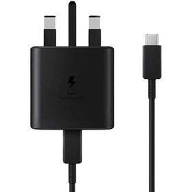 تصویر شارژر دیواری سامسونگ مدل EP-TA845-vietnam به همراه کابل تبدیل USB-C 