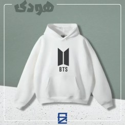 تصویر هودی سه نخ ترک طرح بی تی اس bts کد 1009 