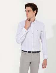 تصویر پیراهن مردانه سفید پیرکاردین | G021GL004.000.1433839.VR033 Pierre Cardin 